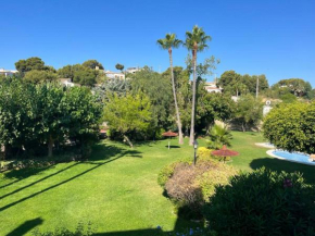 Duplex in residential complex with pool